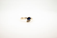 Load image into Gallery viewer, 9ct Gold Sapphire & Diamond Ring, Delross Design Jewellers, Chermside West Jewellers, Brisbane Jewellers, Custom Jewellers