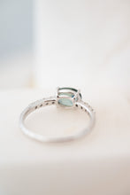 Load image into Gallery viewer, 18ct White Gold 1.56ct Australian Parti Sapphire & Diamond Ring TDW 0.24ct, Delross Design Jewellers, Brisbane Jewellers, Custom Brisbane Jewellers, Brisbane Jewellery Repairs, Chermside West Jewellers
