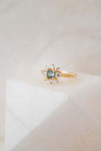 Load image into Gallery viewer, 9ct Gold 0.43ct Australian Parti Sapphire & Diamond Ring TDW 0.40ct, 
Delross Design Jewellers, Brisbane Jewellers, Custom Brisbane Jewellers, Brisbane Jewellery Repairs, Chermside West Jewellers