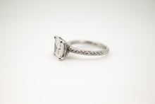 Load image into Gallery viewer, Platinum Moissanite Ring 3.26ct TW, Delross Design Jewellers, Chermside West Jewellers, Brisbane Custom Jewellers.
