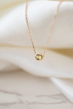 Load image into Gallery viewer, 9ct Gold 0.35ct Australian Yellow Sapphire Drop Necklace, 
Delross Design Jewellers, Brisbane Jewellers, Custom Brisbane Jewellers, Brisbane Jewellery Repairs, Chermside West Jewellers