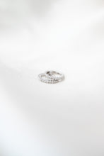 Load image into Gallery viewer, 9ct White Gold Diamond Huggie Earrings TDW 0.09ct, 
Delross Design Jewellers, Brisbane Jewellers, Custom Brisbane Jewellers, Brisbane Jewellery Repairs, Chermside West Jewellers