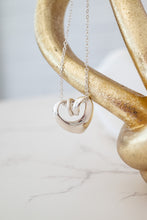 Load image into Gallery viewer, 925 Sterling Silver Georg Jensen Double Heart Pendant, Delross Design Jewellers, Brisbane Jewellers, Custom Brisbane Jewellers, Brisbane Jewellery Repairs, Chermside West Jewellers