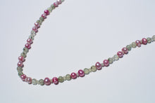 Load image into Gallery viewer, Prehnite, Pearls & Morganite Glasses Strand