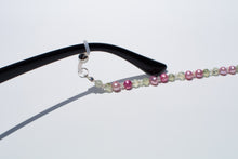 Load image into Gallery viewer, Prehnite, Pearls & Morganite Glasses Strand