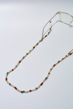 Load image into Gallery viewer, Delross Design Jeweller, Brisbane Jeweller, Chermside Jeweller, Custom Jewellery, Glasses Strand, Cream Fossil Jasper, Goldstone,  Green Jade