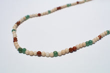 Load image into Gallery viewer, Delross Design Jeweller, Brisbane Jeweller, Chermside Jeweller, Custom Jewellery, Glasses Strand, Cream Fossil Jasper, Goldstone,  Green Jade