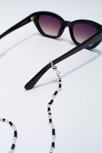 Load image into Gallery viewer, Onyx & White Agate Glasses Strand, Delross Design Jewellers, Brisbane Jeweller, Custom Jeweller, Chermside West Jeweller, Jewellery Repairs Brisbane