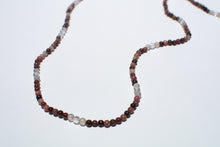 Load image into Gallery viewer, Pink Rhodochrosite, Grey Agate & Clear Crystal Glasses Strand, Delross Design Jeweller, Brisbane Jeweller, Custom Jeweller, Brisbane Custom Jeweller, Jewellery Repair