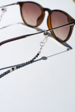 Load image into Gallery viewer, Snowflake Obsidian & Grey Agate Glasses Strand, Delross Design Jeweller, Brisbane Jewellers, Jewellery Repair Brisbane, Custom Jewellers, Chermside West Jewellers