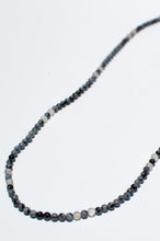 Load image into Gallery viewer, Snowflake Obsidian & Grey Agate Glasses Strand, Delross Design Jeweller, Brisbane Jewellers, Jewellery Repair Brisbane, Custom Jewellers, Chermside West Jewellers