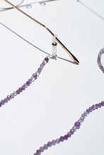 Load image into Gallery viewer, Delross Design Jeweller, Brisbane Jeweller, Chermside Jeweller, Custom Jewellery, Amethyst. Glasses Strand
