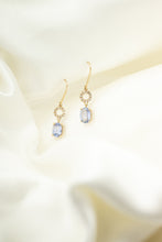 Load image into Gallery viewer, 9ct Gold Tanzanite Diamond Drop Earrings, Delross Design Jewellers, Custom Jewellers, Chermside West Jewellers