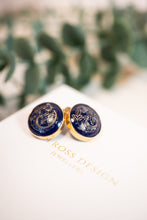 Load image into Gallery viewer, 9ct Gold Antique Satsuma Button Stud Earrings, Delross Design Jewellers, Chermside west Jewellers, Custom Jewellers Brisbane