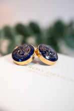 Load image into Gallery viewer, 9ct Gold Antique Satsuma Button Stud Earrings, Delross Design Jewellers, Chermside west Jewellers, Custom Jewellers Brisbane