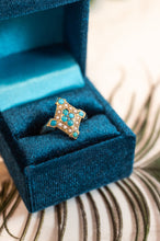 Load image into Gallery viewer, 14ct gold Antique Victorian Turquoise & Pearl Ring, Delross Design Jewellers, Chermside West Jewellers, Custom Jewellery