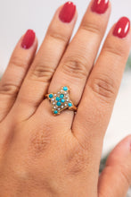 Load image into Gallery viewer, 14ct gold Antique Victorian Turquoise & Pearl Ring, Delross Design Jewellers, Chermside West Jewellers, Custom Jewellery