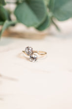 Load image into Gallery viewer, 9ct gold Toi et Moi Ring
