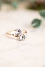 Load image into Gallery viewer, 9ct gold Toi et Moi Ring, Delross Design Jewellers, Brisbane Jewellers, Custom Jewellers, Chermside West Jewellers