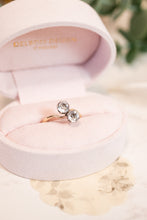 Load image into Gallery viewer, 9ct gold Toi et Moi Ring, Delross Design Jewellers, Brisbane Jewellers, Custom Jewellers, Chermside West Jewellers
