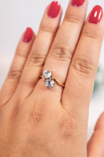 Load image into Gallery viewer, 9ct gold Toi et Moi Ring, Delross Design Jewellers, Brisbane Jewellers, Custom Jewellers, Chermside West Jewellers