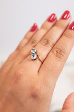 Load image into Gallery viewer, 9ct gold Toi et Moi Ring, Delross Design Jewellers, Brisbane Jewellers, Custom Jewellers, Chermside West Jewellers