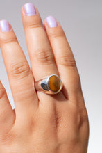 Load image into Gallery viewer, Delross Design Jeweller, Brisbane Jeweller, Chermside Jeweller, Custom Jewellery, Silver Ring, Tiger's Eye
