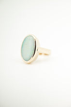 Load image into Gallery viewer, 9ct Gold Solid White 4.3ct Lightning Ridge Opal Ring, Delross Design Jewellers, Chermside West Jewellers, Brisbane Custom Jewellers