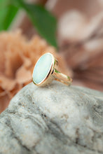 Load image into Gallery viewer, 9ct Gold Solid White 4.3ct Lightning Ridge Opal Ring, Delross Design Jewellers, Chermside West Jewellers, Brisbane Custom Jewellers