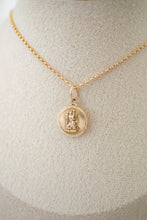 Load image into Gallery viewer,  9ct Gold Vintage Saint Christopher Pendant Circa 1930-1940, Delross Design Jeweller, Brisbane Jeweller, Chermside Jeweller, Custom Jewellery