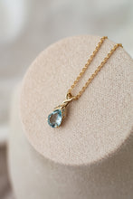 Load image into Gallery viewer, 9ct Gold Topaz & Diamond Pendant, Delross Design Jeweller, Brisbane Jeweller, Chermside Jeweller, Custom Jewellery