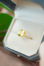Load image into Gallery viewer, 9ct Gold Lemon Quartz & Diamond Ring, Delross Design Jewellers, Chermside West Jewellers, Custom Jewellers