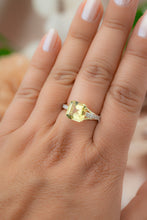 Load image into Gallery viewer, 9ct Gold Lemon Quartz & Diamond Ring, Delross Design Jewellers, Chermside West Jewellers, Custom Jewellers