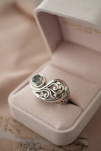 Load image into Gallery viewer, Ornate Sterling Silver Topaz Ring, Delross Design Jeweller, Brisbane Jeweller, Chermside Jeweller, Custom Jewellery