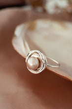 Load image into Gallery viewer, Handmade Sterling Silver Freshwater Pink Pearl Ring, Delross Design Jeweller, Brisbane Jeweller, Chermside Jeweller, Custom Jewellery