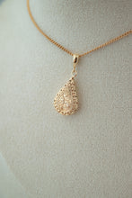 Load image into Gallery viewer, 9ct Gold Pear Locket Pendant, Delross Design Jewellers, Chermside West Jewellers, Brisbane Custom Jewellers