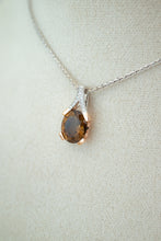 Load image into Gallery viewer, 9ct White & Rose Gold Quartz Pendant, Delross Design Jewellers, Custom Jewellers, Chermside West Jewellers
