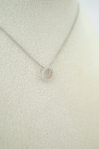 9ct White Gold Diamond Eternity Pendant , Delross Design Jewellers, Brisbane Custom Jewellery. Chermside West Jewellers