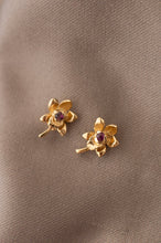 Load image into Gallery viewer, 9ct Yellow Gold Ruby Stud Earrings, Delross Design Jeweller, Brisbane Jeweller, Chermside Jeweller, Custom Jewellery