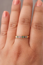 Load image into Gallery viewer,  9ct Yellow Gold "Dearest" Ring. Diamond, Emerald, Amethyst, Ruby, Sapphire, Topaz, Delross Design Jeweller, Brisbane Jeweller, Chermside Jeweller, Custom Jewellery