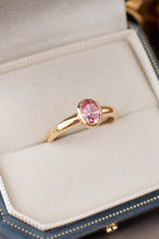 Load image into Gallery viewer, 9ct Gold Pink Oval Cubic Zirconia Ring, Delross Design Jeweller, Brisbane Jeweller, Chermside Jeweller, Custom Jewellery