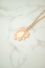 Load image into Gallery viewer, 9ct Rose Gold Vintage Shield Pendant, Delross Design Jewellers, Brisbane Jewellers, Brisbane Custom Jewellery