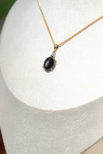 Load image into Gallery viewer, 9ct White & Yellow Gold Star Sapphire Pendant, Delross Design Jewellers, Brisbane Jeweller, Brisbane Custom Jewellers