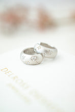 Load image into Gallery viewer, 18ct White Gold Diamond Huggie Earrings