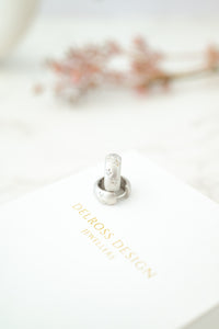 18ct White Gold Diamond Huggie Earrings