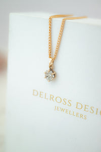9ct Gold Diamond Pendant 0.25ct TDW, Brisbane Jewellers, Brisbane Custom Jewellers, Chermside West Jeweller