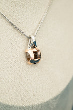 Load image into Gallery viewer, 9ct White & Rose Gold Quartz Pendant