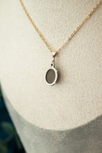 Load image into Gallery viewer, 9ct White & Yellow Gold Star Sapphire Pendant