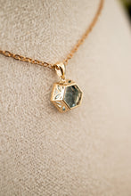 Load image into Gallery viewer, 9ct Gold Swiss Blue Topaz Pendant, Delross Design Jewellers, Custom Jewellers, Chermside West Jewellers