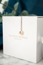 Load image into Gallery viewer, 18ct Rose & White Gold Argyle Pink Diamond Necklace, Delross Design Jewellers, Chermside West Jewellers, Brisbane Jewellers